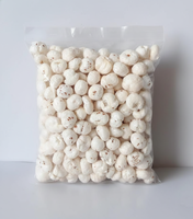 Nueces de Makhana (Foxnuts) Indias HP Valia 100% Premium, 12-18mm, Secas, de Grado Alimenticio, Libres de Residuos de Pesticidas, Ricas en Fibra y Proteína, Ideales para Snacks