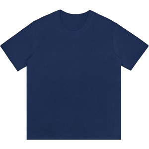 A2808 Men's Short-Sleeved Round Neck <b>T</b>-<b>Shirt</b> Youth Style Printed <b>Polyester</b>/Cotton Woven Fabric 200 Grams Weight - Product Image 4
