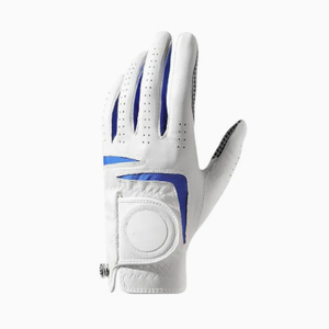 New Design Professional Golf Gloves Breathable and Comfortable Customized Printed and sheepskin Golf Gloves with Custom logo - Product Image 2