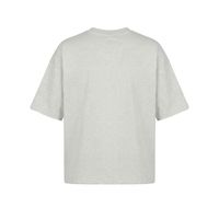 T-shirt gris cendré pour homme |   T-shirt à manches courtes en coton de qualité supérieure à col rond |   T-shirt uni décontracté pour impression, vente en gros, OEM, ODM
