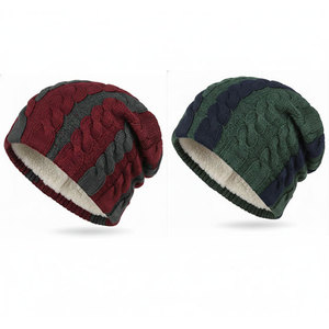 OEM Digital Printed Logo 100% <b>Wool</b> Knit Hat Casual Jacquard Hip Hop <b>Beanie</b> - Product Image 1