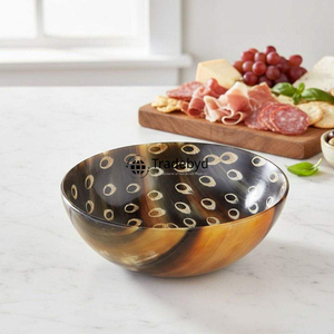Bol en corne d'ange de luxe fait main, accent décoratif haut de gamme pour la salle à manger par Tradebyd - Product Image 6