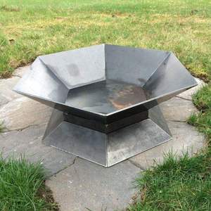 Large Size Farmhouse Garden Cooking Kadai Picnic <b>Camping</b> Handcrafts Sheet Iron Freestanding Fire Pit Outdoor Accessories - Product Image 1