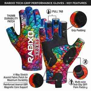 Guantes de Pesca Unisex de Spandex Personalizados de Alta Calidad para Verano, Impermeables, Transpirables, para Uso en Exteriores, con Protección UV y Resistencia a Cortes - Product Image 6