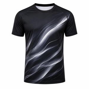 เสื้อยืดคอกลมแขนสั้นผู้ชาย ทรงปกติ ระบายอากาศได้ดี ผ้าถักลายเรียบ สไตล์ลำลอง ความยาวปกติ โพลีเอสเตอร์ 100% - Product Image 6