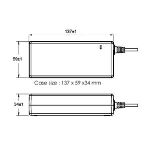 Adaptador de Corriente FranMar FDM130-S24C-5 de Grado Médico, 21V 90W 4.29A, Entrada CA IEC320 C18, EN/UL660601-1 para Equipos Médicos - Product Image 2