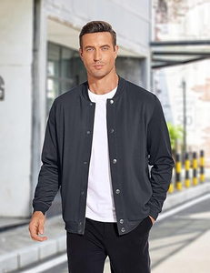 Veste de baseball pour homme de style streetwear, personnalisable, respirante, coupe-vent, dernier design, qualité supérieure - Product Image 6
