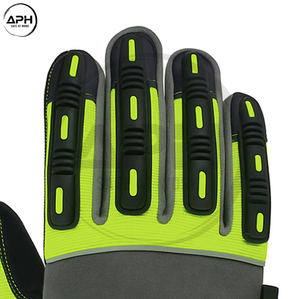Gants de sécurité mécaniques tendance fabriqués au Pakistan, gants de protection de haute qualité pour le travail et les chantiers de construction - Product Image 5