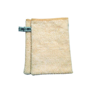 Gants de lavage de luxe en tissu éponge, teints unis, jetables, écologiques, biologiques, 100 % coton, doux pour la peau, séchage rapide, utilisation facile - Product Image 4