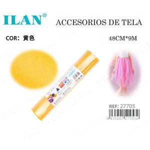 Tessuto a rete giallo Ilan 48 cm x 9 m per la realizzazione di gonne tutù - Product Image 3