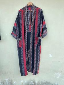 Kimono de seda Sari para mujer, kimono de seda, hecho a mano kimono, Bata - Product Image 3