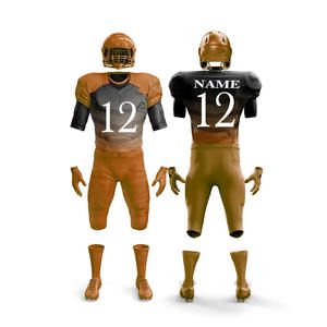 Maillot de football américain de haute qualité, fabriqué en tissu 100 % polyester respirant, pour adultes unisexes, entraînement et matchs officiels d'équipe. - Product Image 2