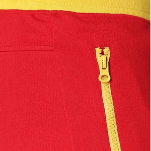 กางเกงขาสั้นออกกำลังกายผู้ชายรุ่นใหม่ น้ำหนักเบา สำหรับวิ่ง  OEM ODM สีแดงและสีเหลือง - Product Image 6