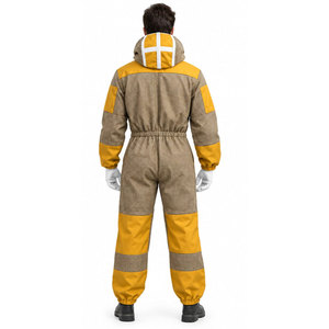 Breathable Cotton CE/EU Certified Unisex Beekeeping Suit Full Body Work Coverall Mesh <strong>Face</strong> <strong>Shield</strong> Protective Uniform for Adult - Product Image 3