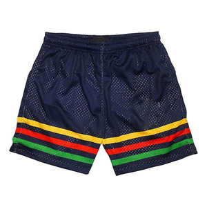 2026 New Custom Double <b>Layers</b> Sublimation Polyester Shorts Street Wear Inseam Gym Basketball Shorts Knee Mesh Men's Shorts - Product Image 5