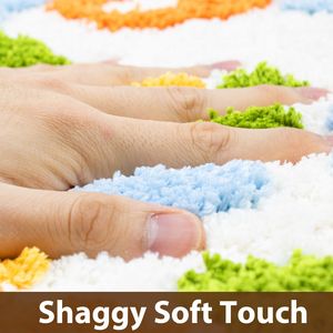 Tappetino da Bagno Boho Chic Ultra Morbido ad Asciugatura Rapida, Design Astratto Vivace, Antiscivolo, Comfort Lussuoso, Tappeto da Bagno Colorato - Product Image 5