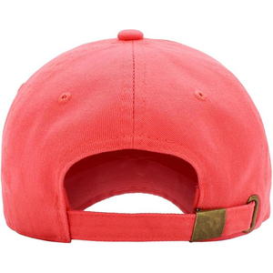 Classic Pink Peach <b>Baseball</b> <b>Cap</b> <b>Plain</b> Solid Color Sport Hat Adjustable Casual Headwear For Team Uniform Matching - Product Image 5