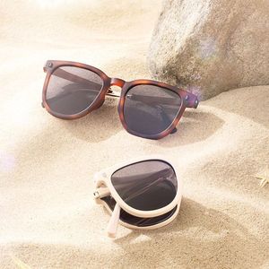 Fashion Hot Women Round TR90 Frame <b>Sunglasses</b> Lightweight Foldable <b>Sunglasses</b> Trendy Customizable Foldable <b>Sunglass</b> for Women - Product Image 4