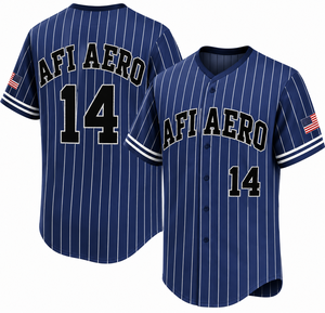 Vêtements de hockey sur glace AFI AERO pour hommes, 100% polyester, rayé, manches courtes, pull-over, logo personnalisé, 14, respirant, adulte, imprimé, hiver - Product Image 6