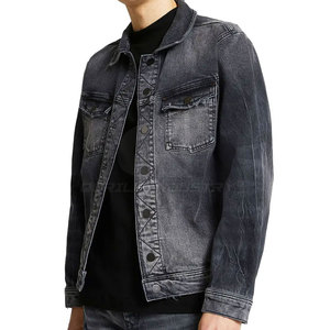 Veste en jean pour homme de haute qualité, style décontracté, coupe confortable, durable, respirante, coupe-vent, pour l'hiver et le quotidien - Product Image 4