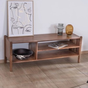 Meuble TV Vandana Silver Framestyle Yona en acacia massif 130 cm - Product Image 4