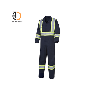 Factory Direct Customizable Men's Blue Polyester Cotton Reflective <b>Work</b> Uniforms New Safety Clothing Reflectors for Outdoor <b>Work</b> - Product Image 2