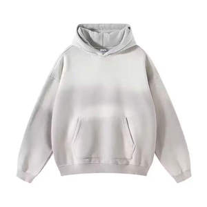 เสื้อฮู้ดซิปผู้ชาย ผ้าฟลีซ 220 กรัม ผ้าฝ้าย 100% ลายเรียบ ทรงปกติ มีกระเป๋า ป้องกันขนร่วง - Product Image 2