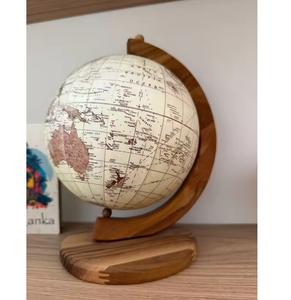 Globe éducatif rotatif de bureau décoratif antique de vente chaude avec Globe de terre de Base en bois - Product Image 1