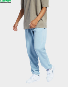 Pantalon de survêtement confortable en coton épais pour homme, doublure polaire douce, bas de tenue de sport, pantalon chaud pour la détente - Product Image 1