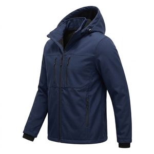 Veste décontractée pour homme pour l'extérieur avec capuche réglable et plusieurs poches zippées - Product Image 3
