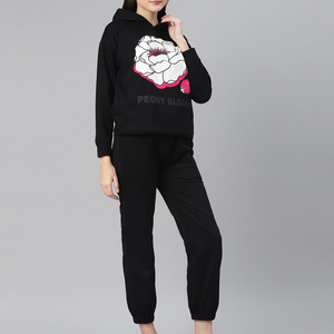 Chándal Ligero Informal con Capucha para Mujer, Ecológico, con Logotipo de Moda, Top Largo, Diseño Sólido para Otoño, Nueva Llegada - Product Image 4