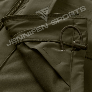 เสื้อแจ็คเก็ตกันน้ำสำหรับผู้ชาย ผ้า softshell มีฮู้ด ระบายอากาศได้ดี เหมาะสำหรับฤดูหนาว แบบทหาร มีกระเป๋าซิป ไซส์ unisex สีพื้น - Product Image 4