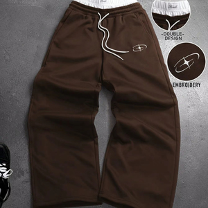 Jogging personnalisés pour hommes, pantalons de sport confortables avec poche zippée, prix de gros, prix bas, OEM - Product Image 5