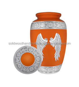 Urnas decorativas de latón para adultos, urnas hechas a mano para entierro de hombres y mujeres. - Product Image 1