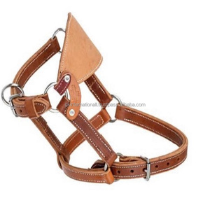 Silla de montar de Cuero 100% Original, alta calidad, caballo negro o marrón, diseño anatomico, cuero genuino, Halter, hecho en la India - Product Image 1