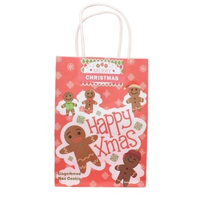 Sac cadeau en papier de Noël-Sac d'emballage kraft réutilisable pour les cadeaux de Noël, la vente au détail et les cadeaux promotionnels- (Style 01) - Product Image 3
