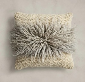 Handmade 100% Woolen <b>Cushion</b> Cover Soft Eco-Friendly Decorative Throw Pillow Cover for Living Room and Bedroom - Product Image 4