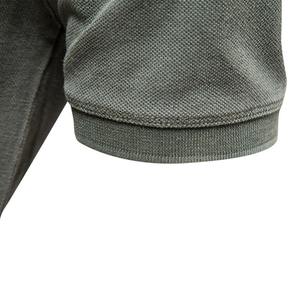 Polo pour hommes à manches courtes style rugby et golf, personnalisable avec logo, vente en gros, sur mesure, en coton tricoté rayé ou uni - Product Image 6