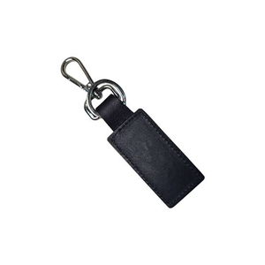 Leather <b>Key</b> Chain Brown Color Gold <b>Ring</b> Factory Wholesale Customized Shape Leather <b>Key</b> <b>Ring</b> - Product Image 2
