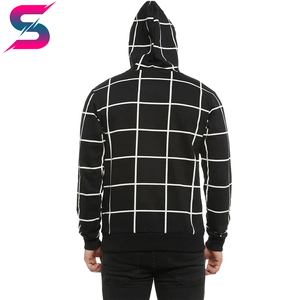 Sweat à capuche à manches régulières léger, style lignes noires et blanches, confortable, best-seller, excellente qualité, nouveau design - Product Image 5