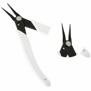 Pince à bec plat professionnelle ultra-fine pour bijoux, en acier inoxydable, à pointe de précision pour la fabrication de bijoux, le perlage et le bricolage - Product Image 5