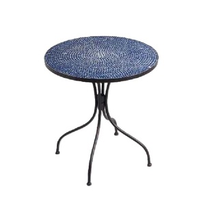 Mesa de Centro Moderna y Ecológica de Hierro Esmaltado Personalizable, Duradera, con Detalles de Piedras Preciosas, para Sala de Estar - Product Image 6