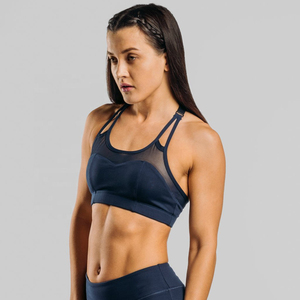 Soutien-gorge de sport pour femmes, yoga, fitness, matériaux légers de haute qualité, sexy et élégant, avec logo et couleur personnalisés sur le devant, avec OEM ODM - Product Image 2