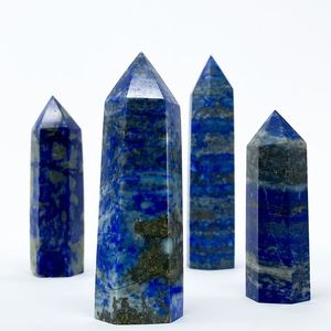ไม้นวด Lapis Lazuli หินคริสตัลขัดเหลี่ยมเพชรพลอยสำหรับจี้คริสตัล - Product Image 4