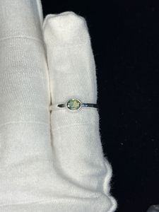 Anillo de Zafiro Teal Natural Facetado, Chapado en Rodio, Plata de Ley 92.5, Anillo de Lujo para Boda o Fiesta - Product Image 6