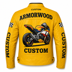 Uniforme de course sur mesure en peau de mouton respirant avec grand badge imprimé sur le devant, multiples patchs graphiques Superbike pour homme - Product Image 2