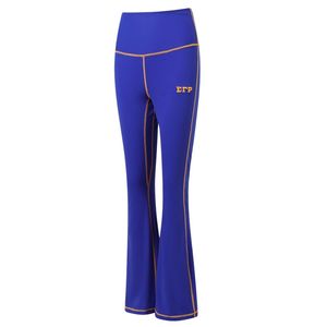 Pantalones de Yoga Azules Sigma Gamma Rho para Mujer, Leggings Deportivos de Cintura Alta, Elásticos y Cómodos, Pantalones de Fitness Atléticos, Logotipo Personalizado OEM - Product Image 1