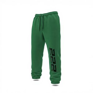 Pantalones Deportivos Negros Lisos para Entrenamiento, Logotipo Personalizado, Ropa Deportiva Holgada de Algodón, Ropa Deportiva Urbana para Hombre - Product Image 1