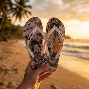 Tongs en EVA ODM du Vietnam avec motif imprimé ou collé |   Quantité minimale de commande faible |   Conception personnalisée OEM disponible |   Chaussons d'extérieur durables - Product Image 1