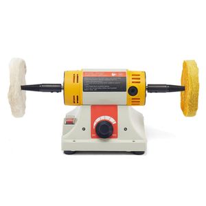 Pulidora de Banco de 1/2 HP, 0 a 8000 RPM, Máquina para Pulir Metal con 2 Ruedas de Algodón de 4 Pulgadas y 3 Accesorios de 3 Pulgadas - Product Image 1